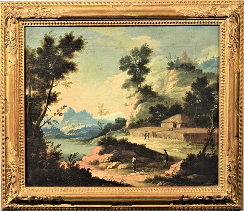 Coppia paesaggi veneti del '700